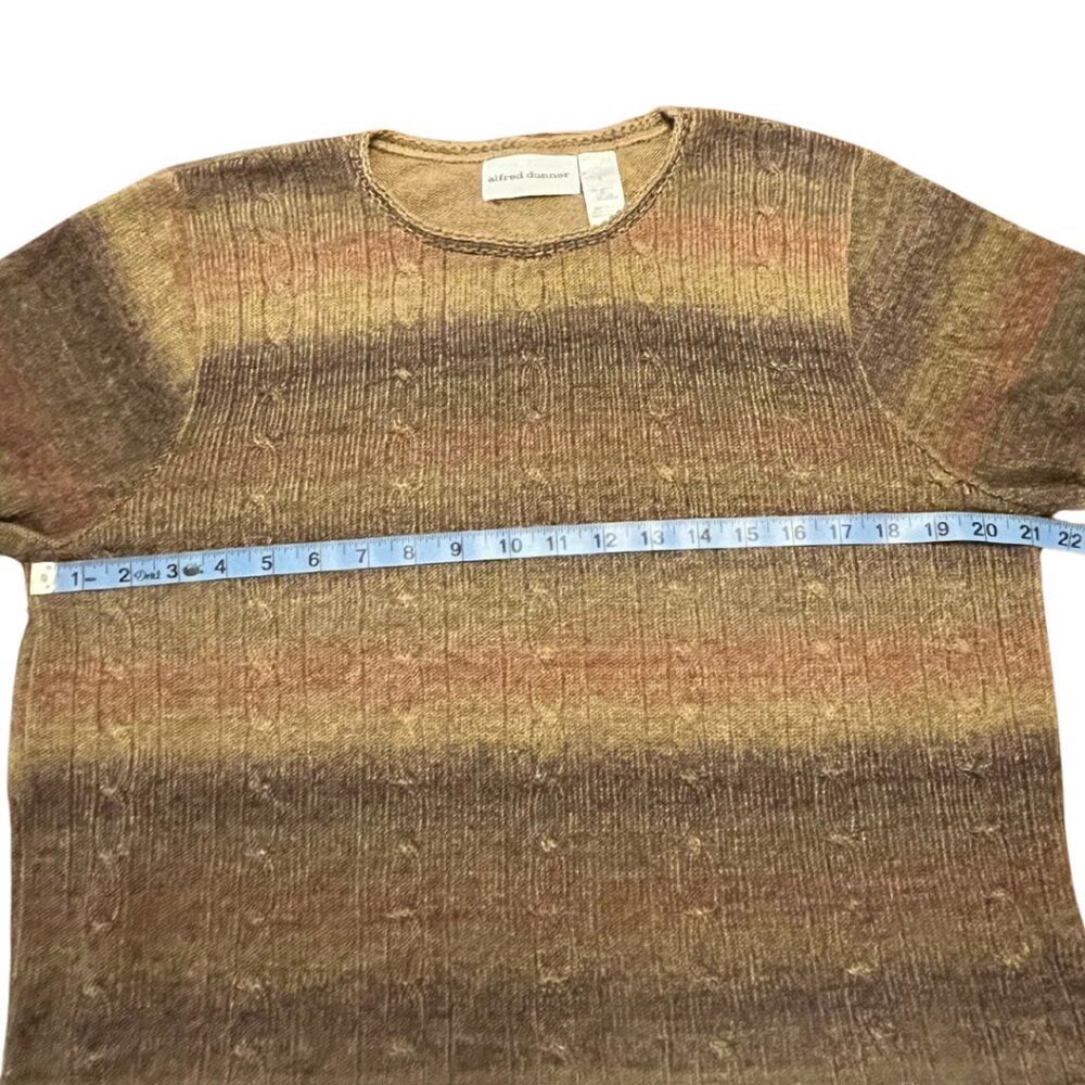 Alfred Dunner Women's Large Ombré Pullover Sweater - Picture 3 of 8